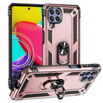 Custodia per telefono antiurto in TPU + PC con supporto girevole a 360 gradi, For Samsung Galaxy M53 5G