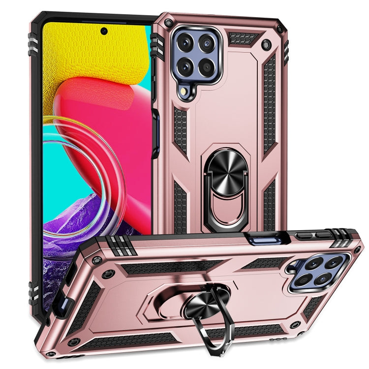 Custodia per telefono antiurto in TPU + PC con supporto girevole a 360 gradi, For Samsung Galaxy M53 5G