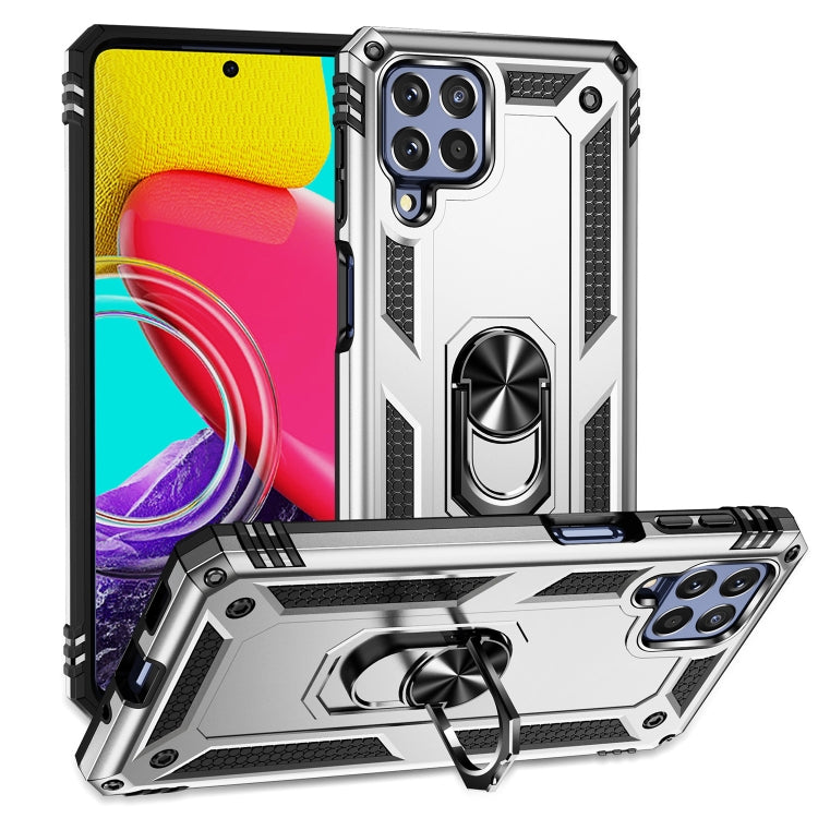 Custodia per telefono antiurto in TPU + PC con supporto girevole a 360 gradi, For Samsung Galaxy M53 5G