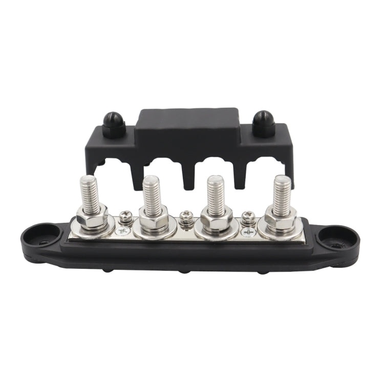 Morsettiera di distribuzione dell'alimentazione ad alta corrente per navi camper con coperchio, Black M8 Stud, Red M8 Stud, Black M10 Stud, Red M10 Stud, 1 Pair Black & Red M8 Stud, 1 Pair Black & Red M10 Stud
