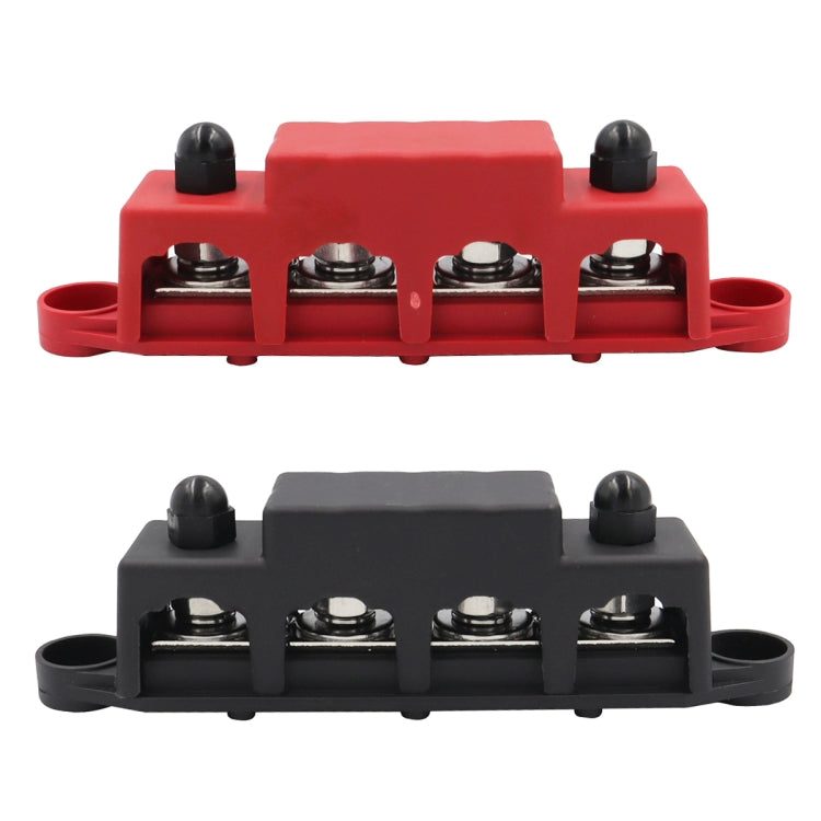 Morsettiera di distribuzione dell'alimentazione ad alta corrente per navi camper con coperchio, Black M8 Stud, Red M8 Stud, Black M10 Stud, Red M10 Stud, 1 Pair Black & Red M8 Stud, 1 Pair Black & Red M10 Stud
