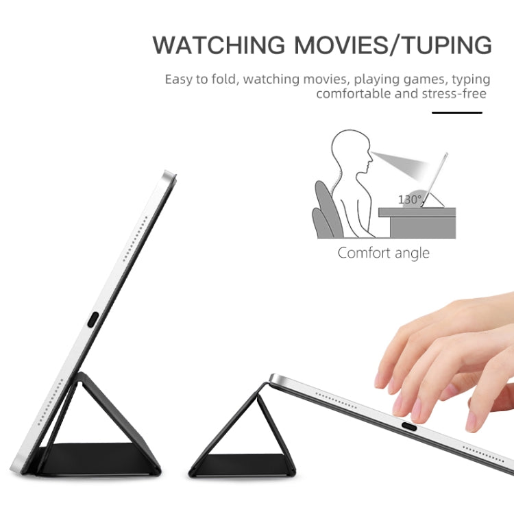 Custodia per Smart Tablet magnetica a doppia faccia con clip a 3 pieghe, For iPad mini 6 / mini 2024, For iPad 10th Gen 10.9 2022