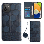 Custodia per telefono in PU magnetica con struttura a tracolla, For Samsung Galaxy A03 164mm, For Samsung Galaxy A03 166mm, For Samsung Galaxy A03S 164mm India, For Samsung Galaxy A03S 165.8mm US