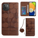 Custodia per telefono in PU magnetica con struttura a tracolla, For Samsung Galaxy A03 164mm, For Samsung Galaxy A03 166mm, For Samsung Galaxy A03S 164mm India, For Samsung Galaxy A03S 165.8mm US