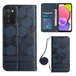 Custodia per telefono in PU magnetica con struttura a tracolla, For Samsung Galaxy A03 164mm, For Samsung Galaxy A03 166mm, For Samsung Galaxy A03S 164mm India, For Samsung Galaxy A03S 165.8mm US