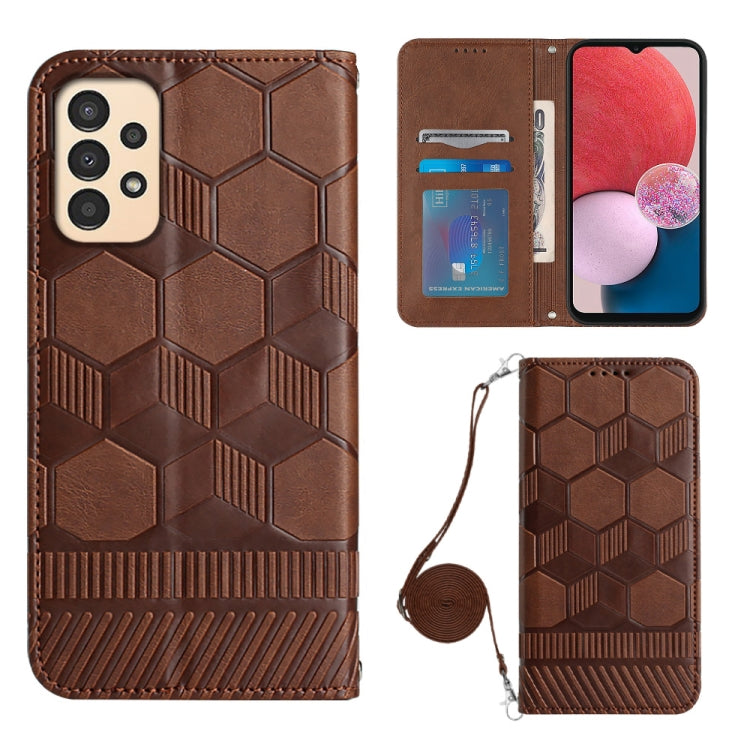 Custodia per telefono in PU magnetica con struttura a tracolla, For Samsung Galaxy A03S 166.5mm EU, For Samsung Galaxy A12 5G/M12/F12, For Samsung Galaxy A13 4G, For Samsung Galaxy A13 5G