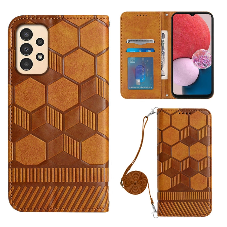 Custodia per telefono in PU magnetica con struttura a tracolla, For Samsung Galaxy A03S 166.5mm EU, For Samsung Galaxy A12 5G/M12/F12, For Samsung Galaxy A13 4G, For Samsung Galaxy A13 5G