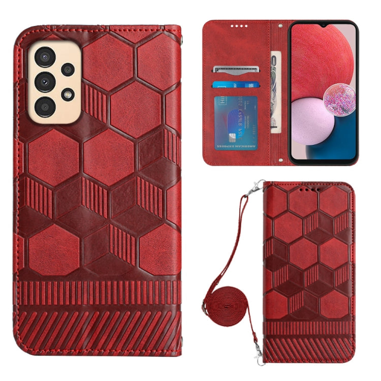 Custodia per telefono in PU magnetica con struttura a tracolla, For Samsung Galaxy A03S 166.5mm EU, For Samsung Galaxy A12 5G/M12/F12, For Samsung Galaxy A13 4G, For Samsung Galaxy A13 5G