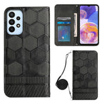 Custodia per telefono in PU magnetica con struttura a tracolla, For Samsung Galaxy A23 5G, For Samsung Galaxy A33 5G, For Samsung Galaxy A53 5G, For Samsung Galaxy A73 5G