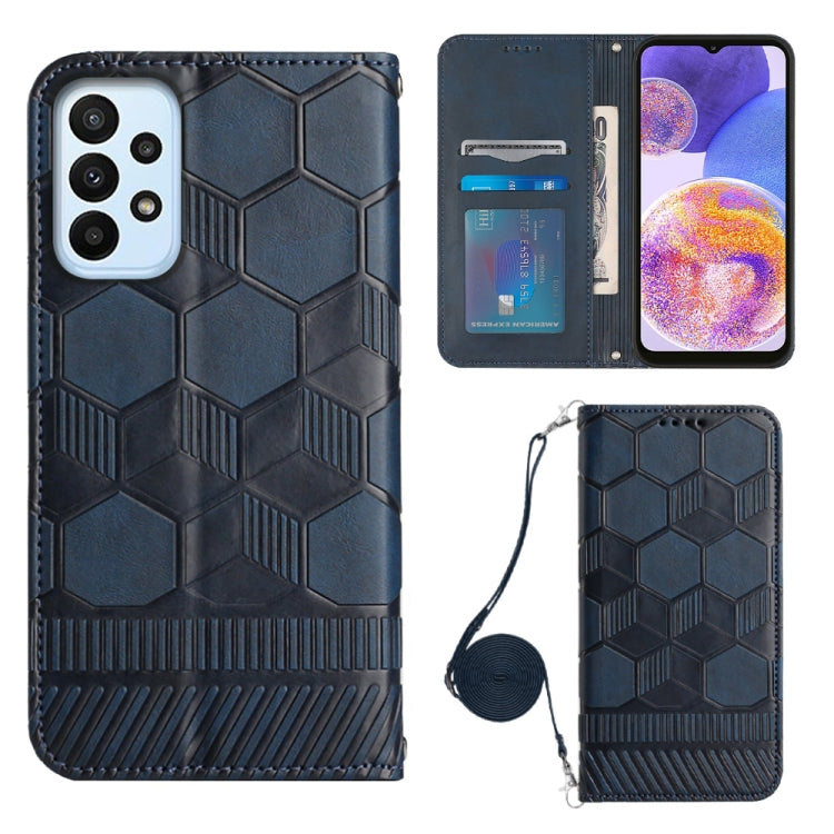 Custodia per telefono in PU magnetica con struttura a tracolla, For Samsung Galaxy A23 5G, For Samsung Galaxy A33 5G, For Samsung Galaxy A53 5G, For Samsung Galaxy A73 5G