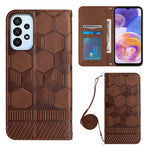 Custodia per telefono in PU magnetica con struttura a tracolla, For Samsung Galaxy A23 5G, For Samsung Galaxy A33 5G, For Samsung Galaxy A53 5G, For Samsung Galaxy A73 5G
