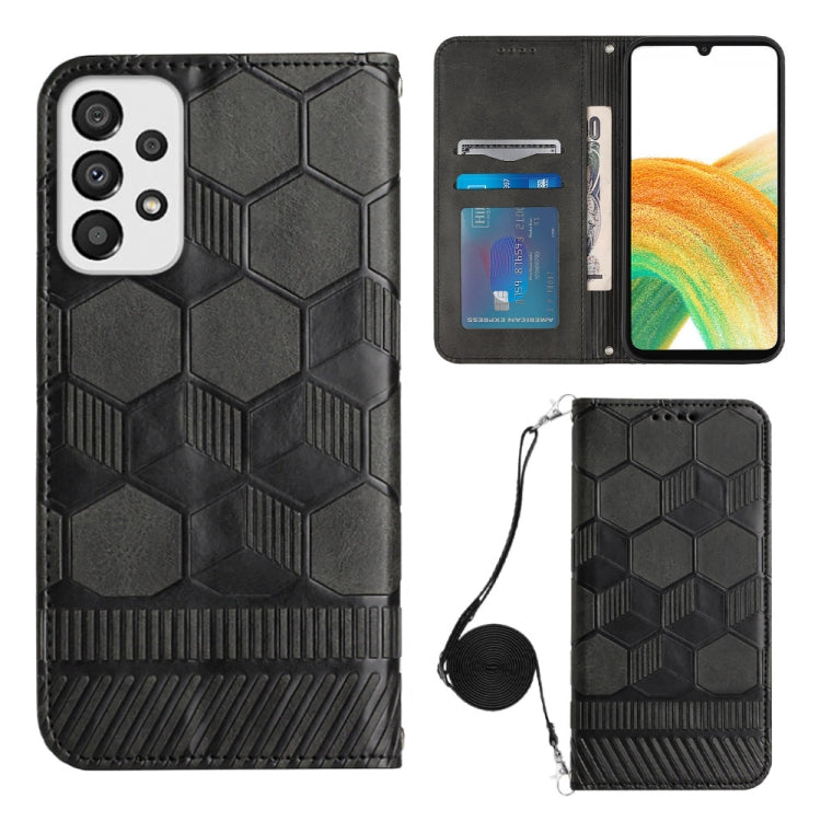 Custodia per telefono in PU magnetica con struttura a tracolla, For Samsung Galaxy A23 5G, For Samsung Galaxy A33 5G, For Samsung Galaxy A53 5G, For Samsung Galaxy A73 5G