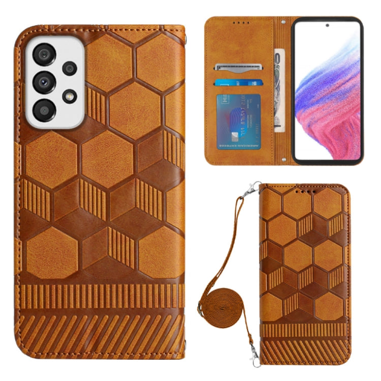 Custodia per telefono in PU magnetica con struttura a tracolla, For Samsung Galaxy A23 5G, For Samsung Galaxy A33 5G, For Samsung Galaxy A53 5G, For Samsung Galaxy A73 5G