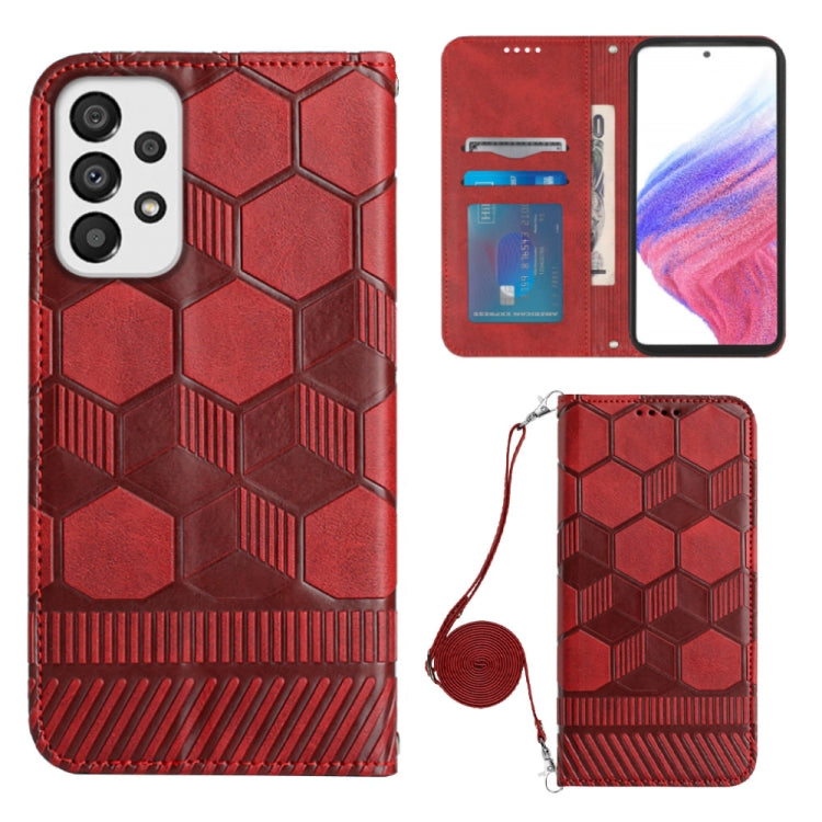 Custodia per telefono in PU magnetica con struttura a tracolla, For Samsung Galaxy A23 5G, For Samsung Galaxy A33 5G, For Samsung Galaxy A53 5G, For Samsung Galaxy A73 5G