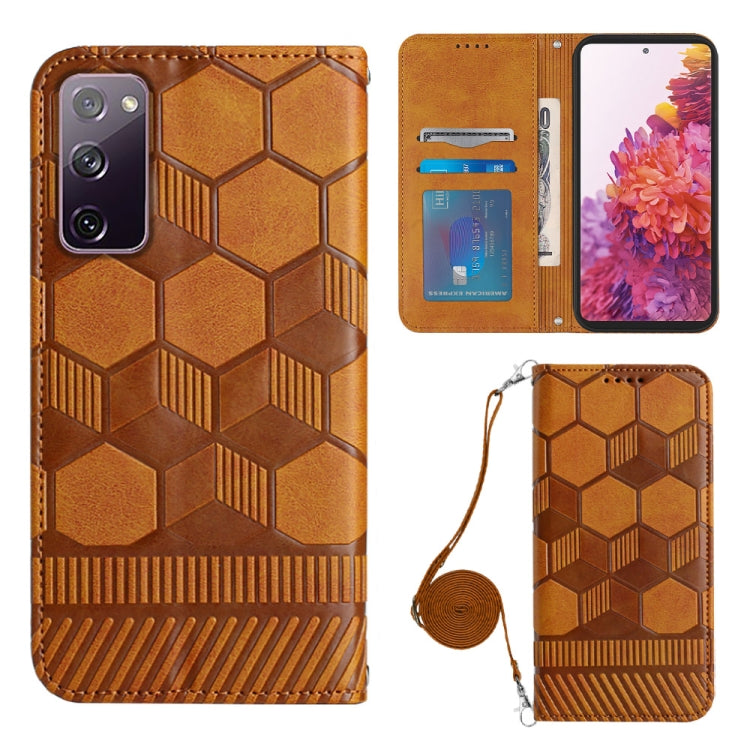 Custodia per telefono in PU magnetica con struttura a tracolla, For Samsung Galaxy S20 FE, For Samsung Galaxy S21 5G, For Samsung Galaxy S21 FE 5G, For Samsung Galaxy S21+ 5G