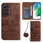 Custodia per telefono in PU magnetica con struttura a tracolla, For Samsung Galaxy S20 FE, For Samsung Galaxy S21 5G, For Samsung Galaxy S21 FE 5G, For Samsung Galaxy S21+ 5G