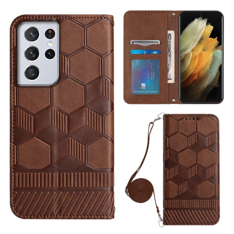 Custodia per telefono in PU magnetica con struttura a tracolla, For Samsung Galaxy S21 Ultra 5G, For Samsung Galaxy S22 5G, For Samsung Galaxy S22+ 5G, For Samsung Galaxy S22 Ultra 5G