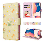 Custodia in pelle RFID con pittura abbronzante, For iPhone 14, For iPhone 14 Plus, For iPhone 14 Pro, For iPhone 14 Pro Max