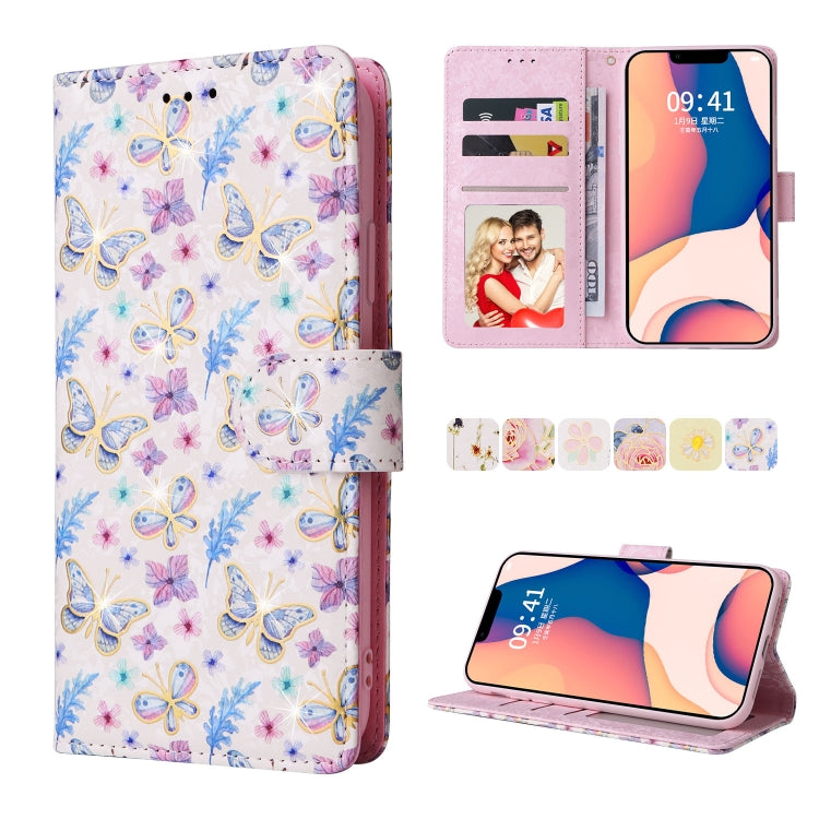 Custodia in pelle RFID con pittura abbronzante, For iPhone 14, For iPhone 14 Plus, For iPhone 14 Pro, For iPhone 14 Pro Max