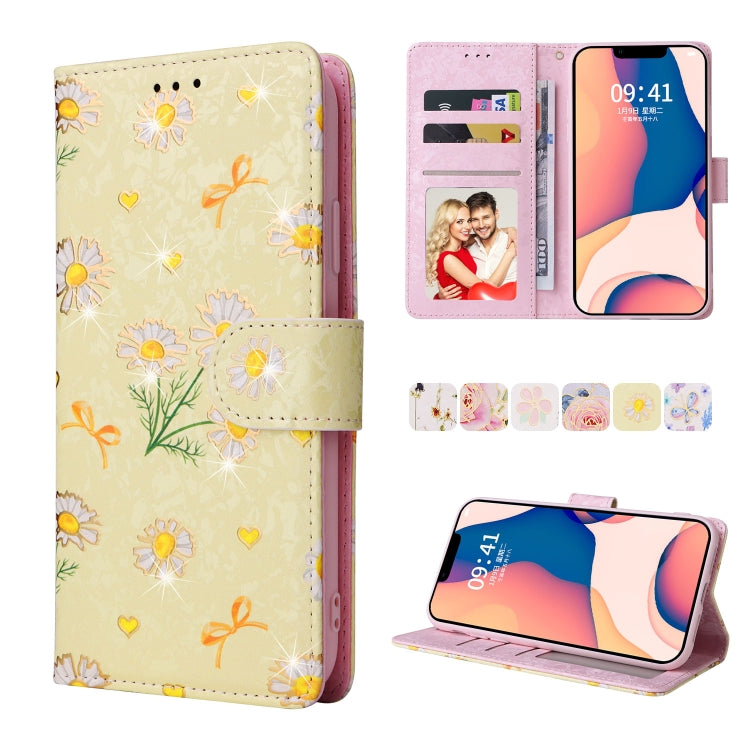 Custodia in pelle RFID con pittura abbronzante, For iPhone 14, For iPhone 14 Plus, For iPhone 14 Pro, For iPhone 14 Pro Max