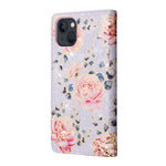 Custodia in pelle RFID con pittura abbronzante, For iPhone 13 mini, For iPhone 13, For iPhone 13 Pro, For iPhone 13 Pro Max