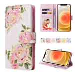 Custodia in pelle RFID con pittura abbronzante, For iPhone 12 mini, For iPhone 12 / 12 Pro, For iPhone 12 Pro Max, For iPhone 11