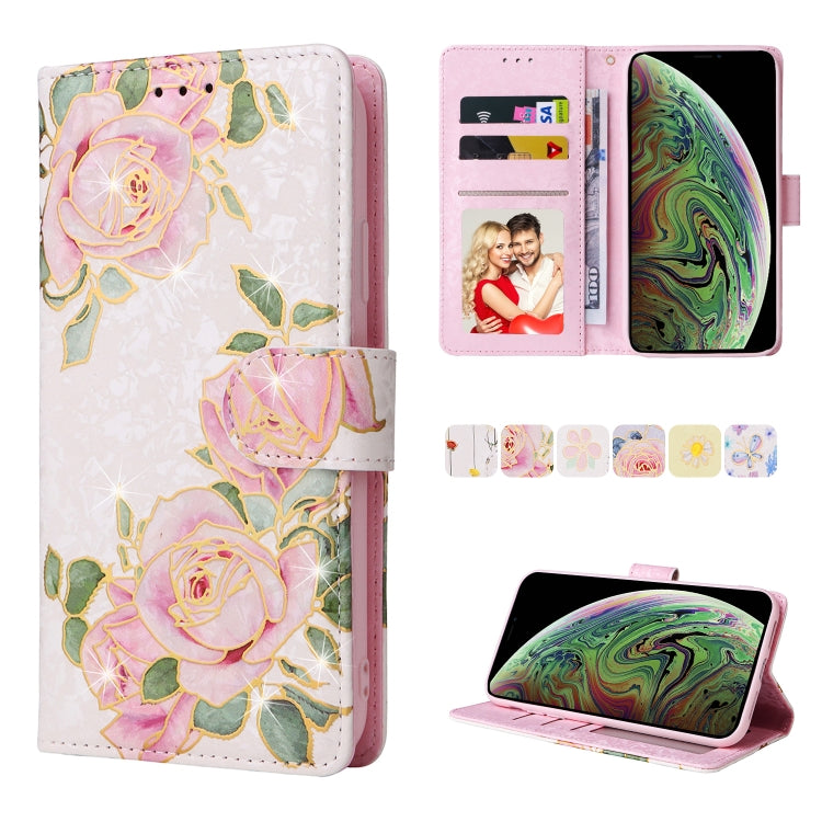 Custodia in pelle RFID con pittura abbronzante, For iPhone 11 Pro, For iPhone 11 Pro Max, For iPhone XS Max, For iPhone XR