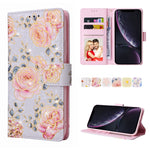 Custodia in pelle RFID con pittura abbronzante, For iPhone 11 Pro, For iPhone 11 Pro Max, For iPhone XS Max, For iPhone XR
