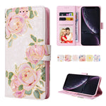 Custodia in pelle RFID con pittura abbronzante, For iPhone 11 Pro, For iPhone 11 Pro Max, For iPhone XS Max, For iPhone XR