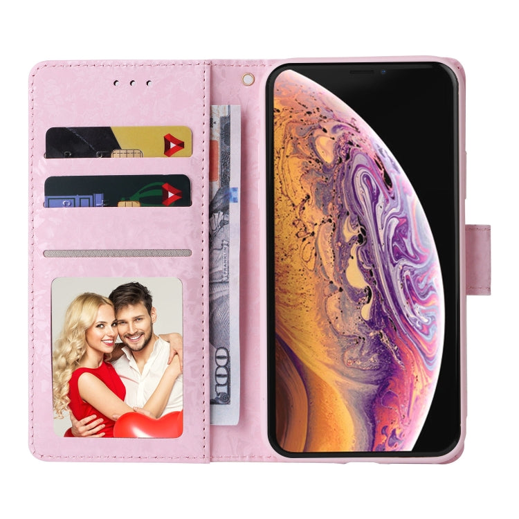 Custodia in pelle RFID con pittura abbronzante, For iPhone X / XS, For iPhone 7 Plus / 8 Plus, For iPhone SE 2022 / SE 2020 / 7 / 8