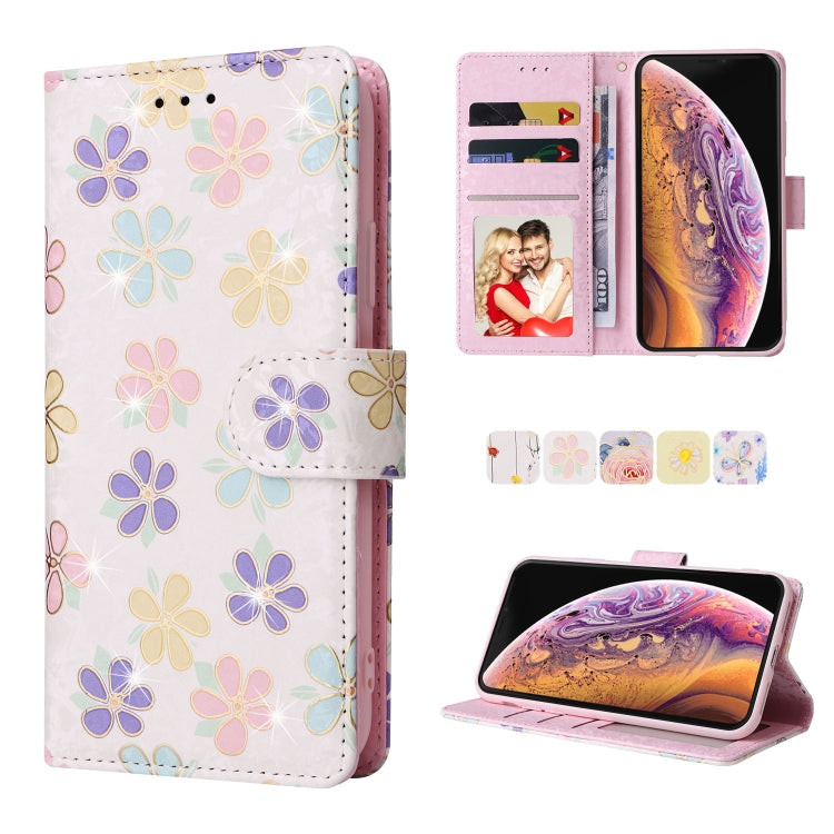 Custodia in pelle RFID con pittura abbronzante, For iPhone X / XS, For iPhone 7 Plus / 8 Plus, For iPhone SE 2022 / SE 2020 / 7 / 8