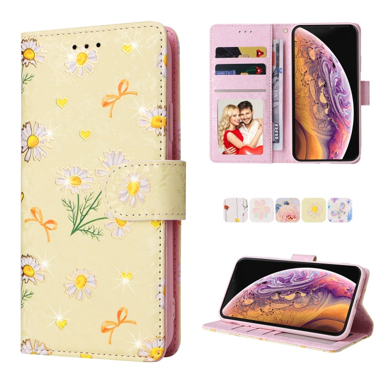 Custodia in pelle RFID con pittura abbronzante, For iPhone X / XS, For iPhone 7 Plus / 8 Plus, For iPhone SE 2022 / SE 2020 / 7 / 8