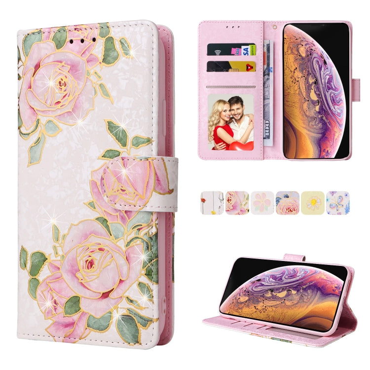 Custodia in pelle RFID con pittura abbronzante, For iPhone X / XS, For iPhone 7 Plus / 8 Plus, For iPhone SE 2022 / SE 2020 / 7 / 8