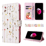 Custodia in pelle RFID con pittura abbronzante, For iPhone X / XS, For iPhone 7 Plus / 8 Plus, For iPhone SE 2022 / SE 2020 / 7 / 8