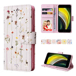 Custodia in pelle RFID con pittura abbronzante, For iPhone X / XS, For iPhone 7 Plus / 8 Plus, For iPhone SE 2022 / SE 2020 / 7 / 8
