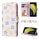 Custodia in pelle RFID con pittura abbronzante, For iPhone X / XS, For iPhone 7 Plus / 8 Plus, For iPhone SE 2022 / SE 2020 / 7 / 8
