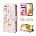 Custodia in pelle RFID con pittura abbronzante, For Samsung Galaxy S22 Ultra, For Samsung Galaxy S22 Plus, For Samsung Galaxy S22, For Samsung Galaxy S21 Ultra