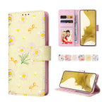 Custodia in pelle RFID con pittura abbronzante, For Samsung Galaxy S22 Ultra, For Samsung Galaxy S22 Plus, For Samsung Galaxy S22, For Samsung Galaxy S21 Ultra