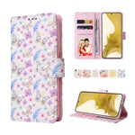 Custodia in pelle RFID con pittura abbronzante, For Samsung Galaxy S22 Ultra, For Samsung Galaxy S22 Plus, For Samsung Galaxy S22, For Samsung Galaxy S21 Ultra