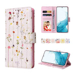 Custodia in pelle RFID con pittura abbronzante, For Samsung Galaxy S22 Ultra, For Samsung Galaxy S22 Plus, For Samsung Galaxy S22, For Samsung Galaxy S21 Ultra