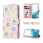 Custodia in pelle RFID con pittura abbronzante, For Samsung Galaxy S22 Ultra, For Samsung Galaxy S22 Plus, For Samsung Galaxy S22, For Samsung Galaxy S21 Ultra