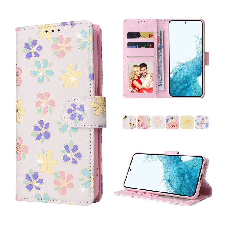 Custodia in pelle RFID con pittura abbronzante, For Samsung Galaxy S22 Ultra, For Samsung Galaxy S22 Plus, For Samsung Galaxy S22, For Samsung Galaxy S21 Ultra