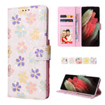 Custodia in pelle RFID con pittura abbronzante, For Samsung Galaxy S22 Ultra, For Samsung Galaxy S22 Plus, For Samsung Galaxy S22, For Samsung Galaxy S21 Ultra