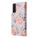 Custodia in pelle RFID con pittura abbronzante, For Samsung Galaxy S21 Plus, For Samsung Galaxy S21 FE 5G, For Samsung Galaxy S21 5G, For Samsung Galaxy S20 Ultra