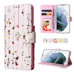 Custodia in pelle RFID con pittura abbronzante, For Samsung Galaxy S21 Plus, For Samsung Galaxy S21 FE 5G, For Samsung Galaxy S21 5G, For Samsung Galaxy S20 Ultra