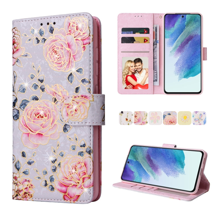 Custodia in pelle RFID con pittura abbronzante, For Samsung Galaxy S21 Plus, For Samsung Galaxy S21 FE 5G, For Samsung Galaxy S21 5G, For Samsung Galaxy S20 Ultra