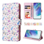 Custodia in pelle RFID con pittura abbronzante, For Samsung Galaxy S21 Plus, For Samsung Galaxy S21 FE 5G, For Samsung Galaxy S21 5G, For Samsung Galaxy S20 Ultra