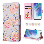 Custodia in pelle RFID con pittura abbronzante, For Samsung Galaxy S21 Plus, For Samsung Galaxy S21 FE 5G, For Samsung Galaxy S21 5G, For Samsung Galaxy S20 Ultra