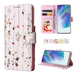 Custodia in pelle RFID con pittura abbronzante, For Samsung Galaxy S21 Plus, For Samsung Galaxy S21 FE 5G, For Samsung Galaxy S21 5G, For Samsung Galaxy S20 Ultra