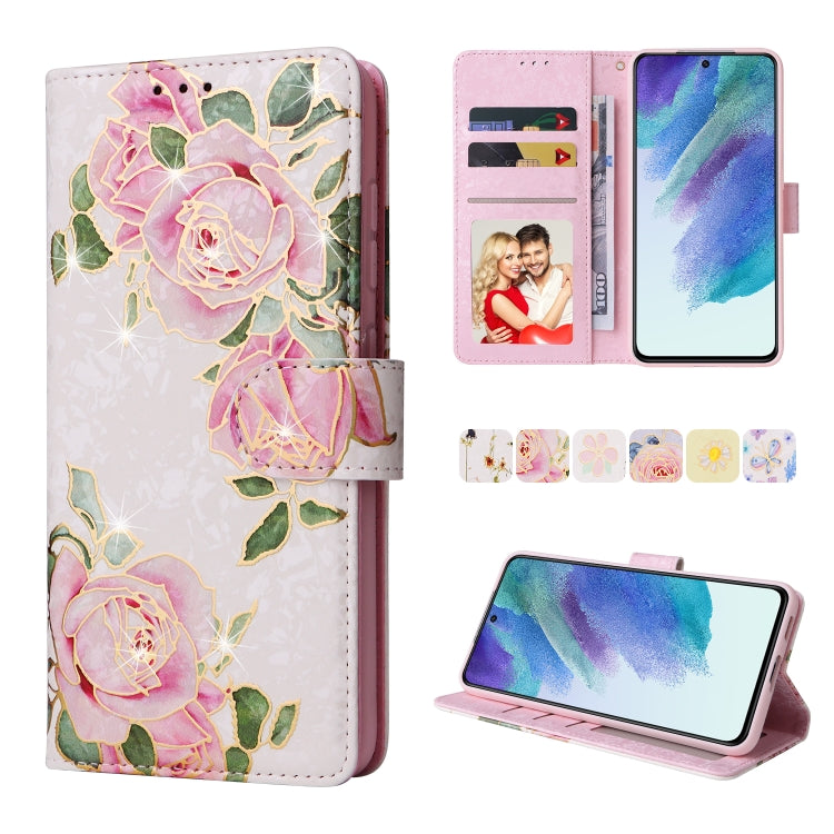 Custodia in pelle RFID con pittura abbronzante, For Samsung Galaxy S21 Plus, For Samsung Galaxy S21 FE 5G, For Samsung Galaxy S21 5G, For Samsung Galaxy S20 Ultra
